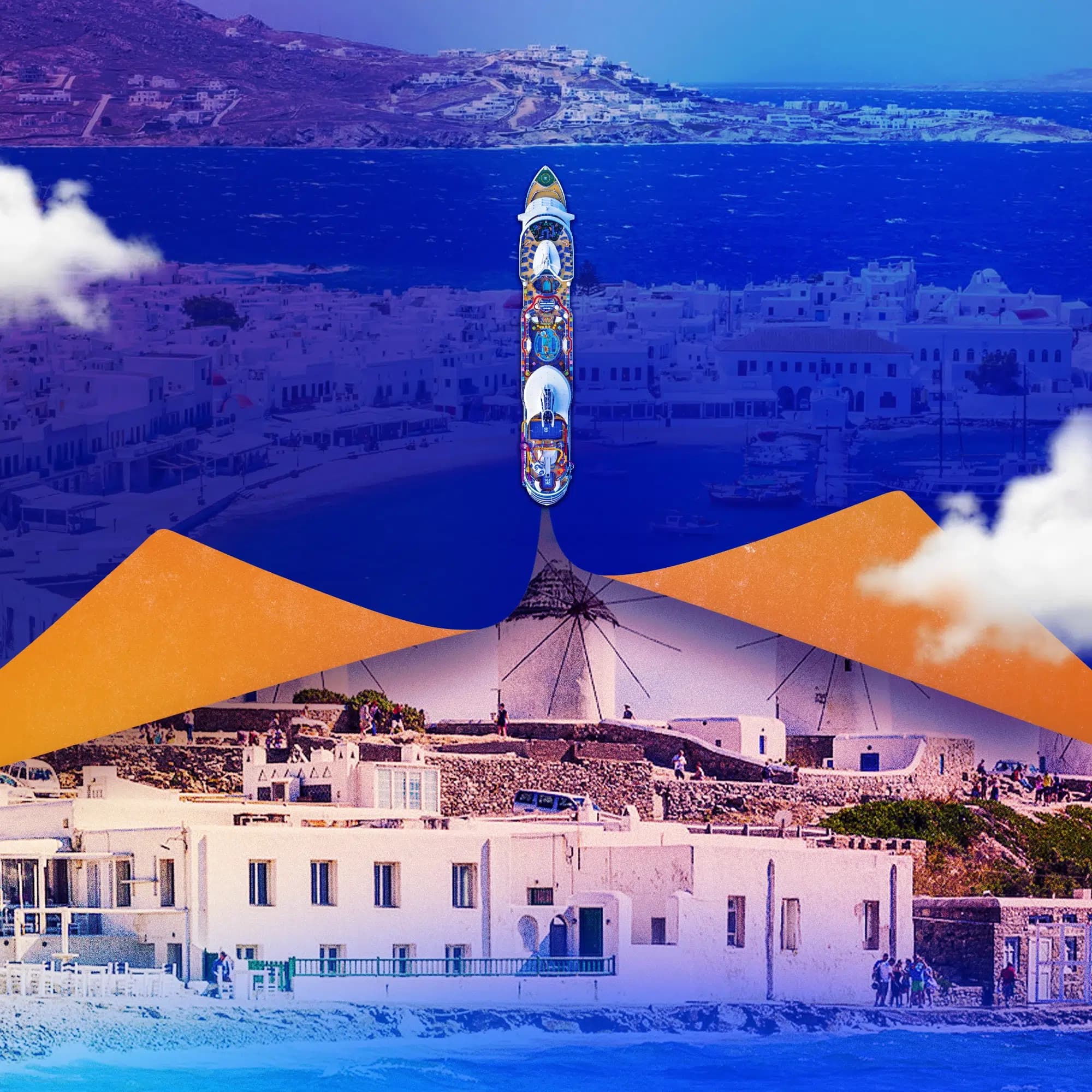 تور میکونوس: سفری هیجان‌انگیز به جزیره‌ای رویایی در یونان - پرواز بلورین شیردال عکس وبلاگ