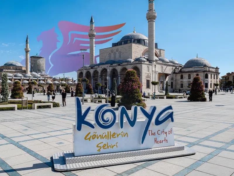 تور قونیه: سفری به دیار مولانا و آرامش معنوی - پرواز بلورین شیردال عکس وبلاگ