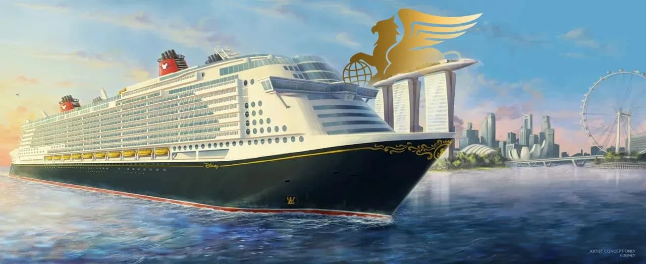 کشتی کروز دیزنی سنگاپور | تجربه‌ای جادویی با Disney Adventure - پرواز بلورین شیردال عکس وبلاگ