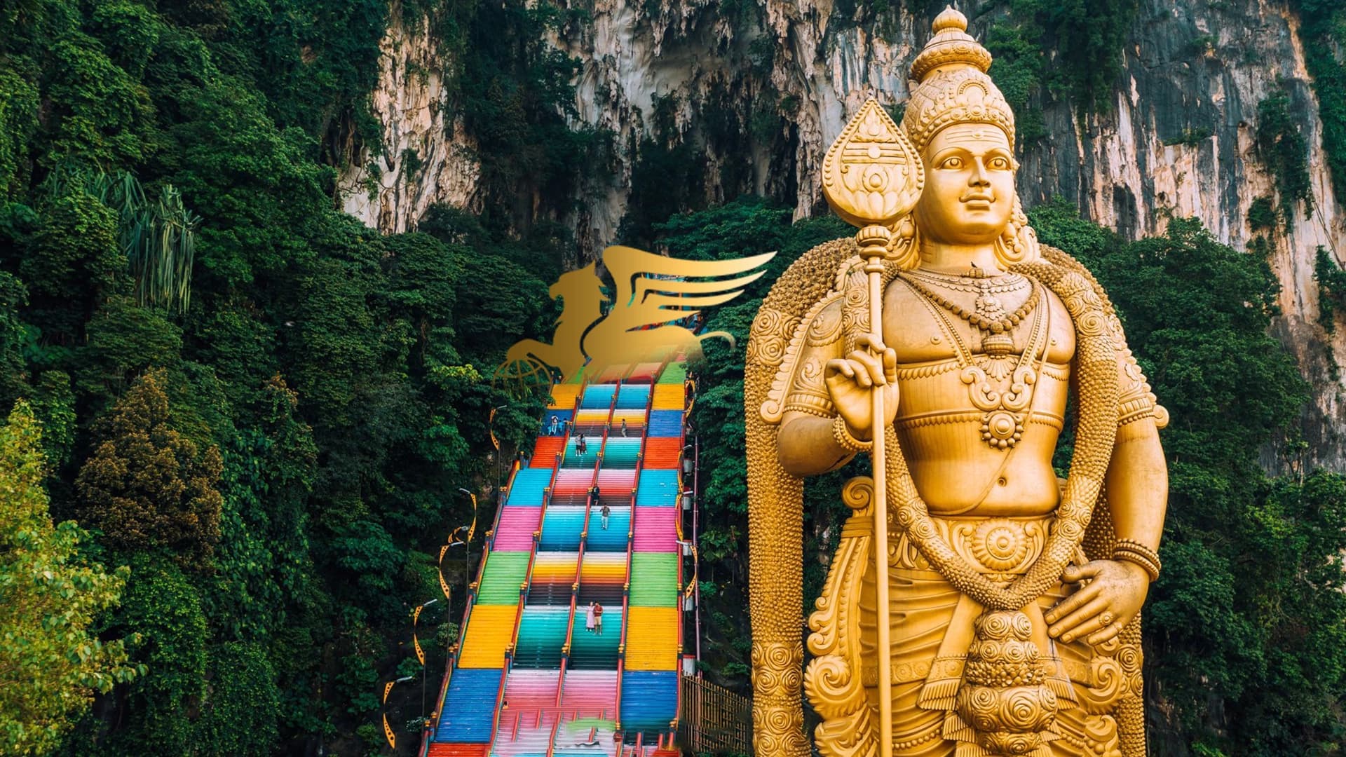 راهنمای جامع سفر به غارهای باتو مالزی؛ پله‌های رنگی به سوی آسمان عکس وبلاگ