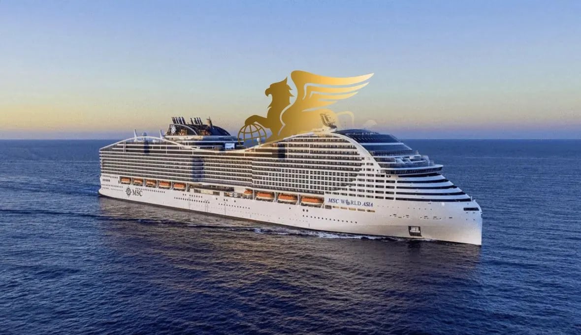 کشتی MSC World Asia؛ شاهکار دریانوردی مدرن از اروپا تا آسیا - پرواز بلورین شیردال - تصویر وبلاگ
