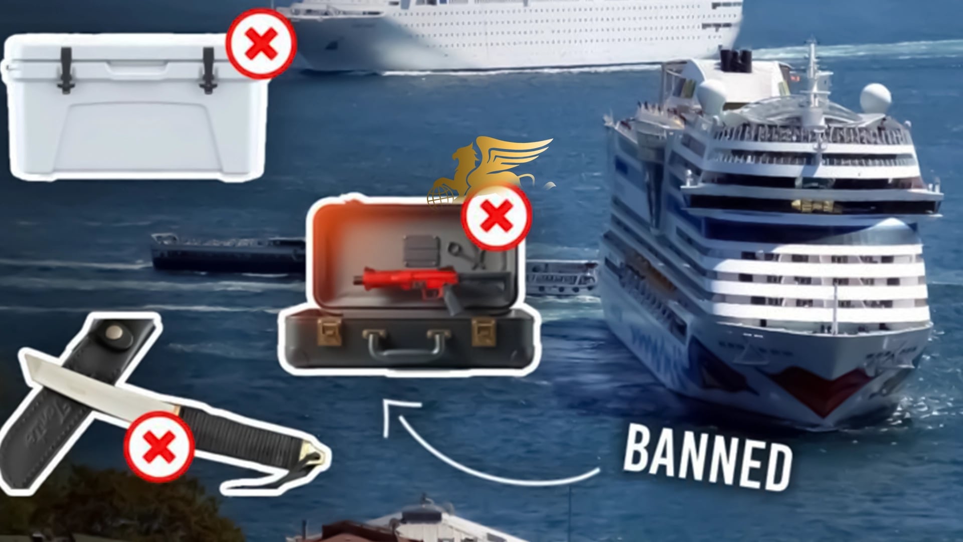 ممنوعات کشتی کروز: راهنمای کامل وسایل غیرمجاز - تصویر وبلاگ