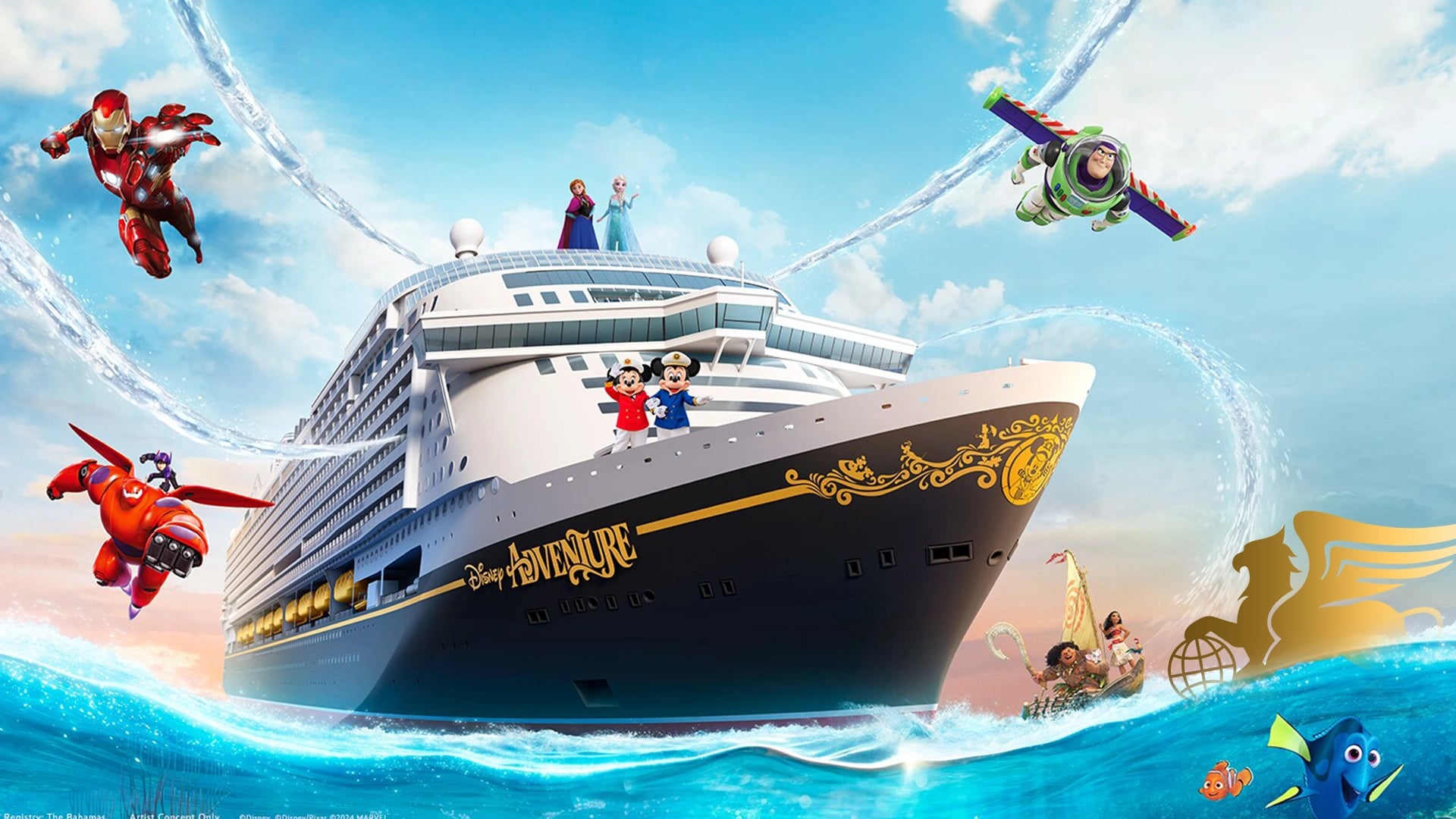 تور کروز دیزنی اروپا: سفری رویایی بر امواج مدیترانه با جادوی دیزنی عکس اسلایدر