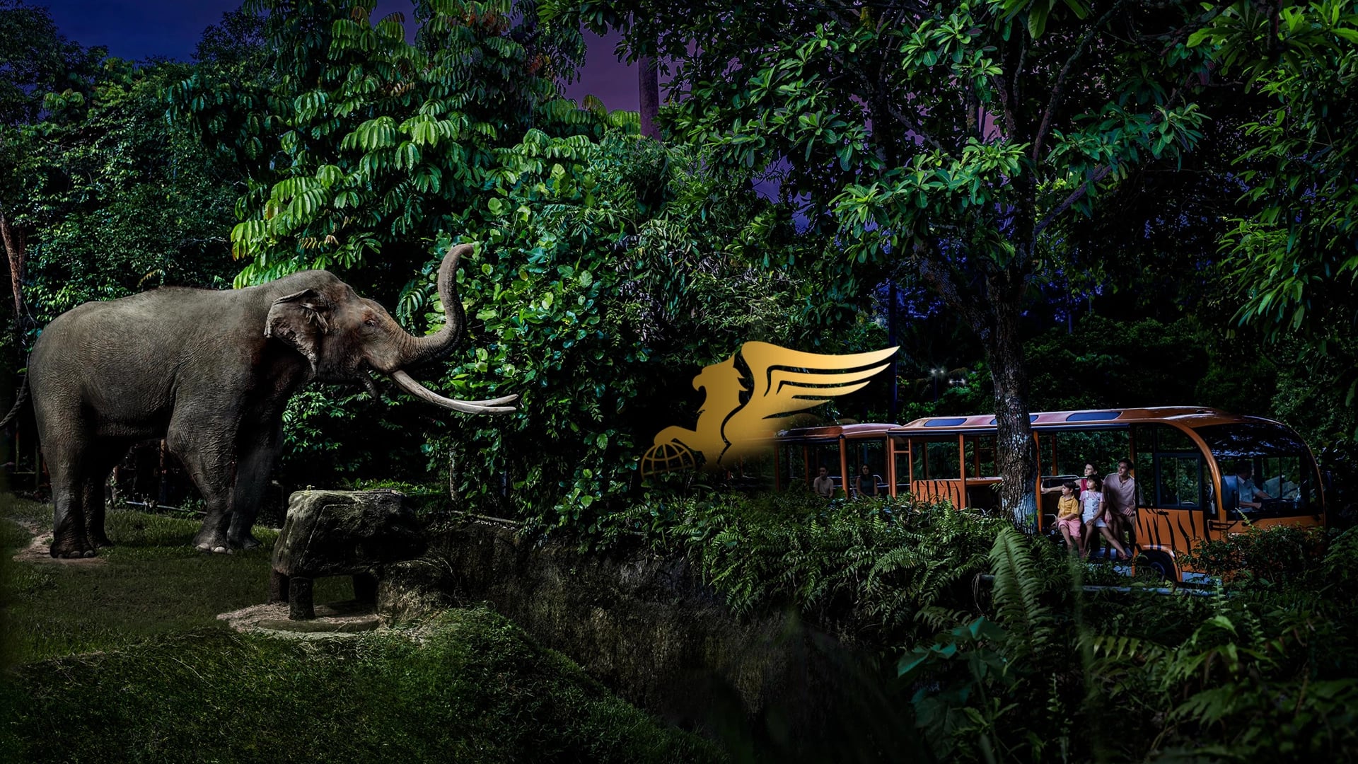 سافاری شبانه سنگاپور؛ تجربه هیجان‌انگیز حیات وحش در تاریکی مطلق - تصویر وبلاگ