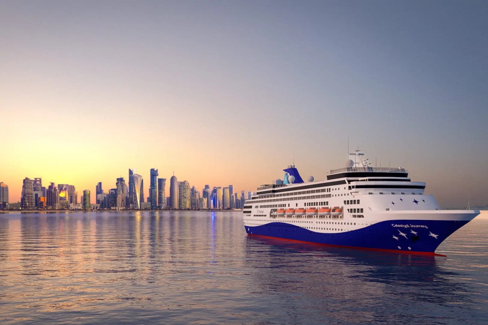 تور کشتی کروز با کشتی سلستیال جرنی در خلیج فارس - پرواز بلورین شیردال عکس وبلاگ