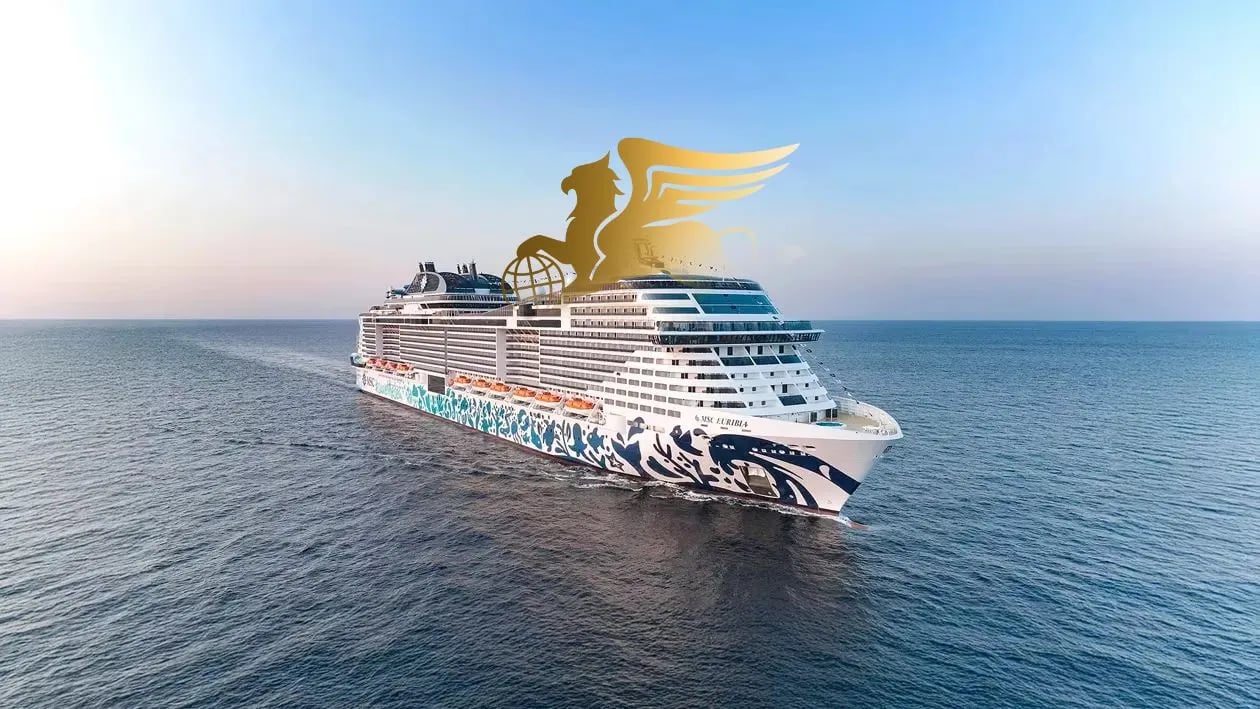 کروز لوکس خلیج فارس | سفری لاکچری با کشتی MSC Euribia - پرواز بلورین شیردال - تصویر وبلاگ