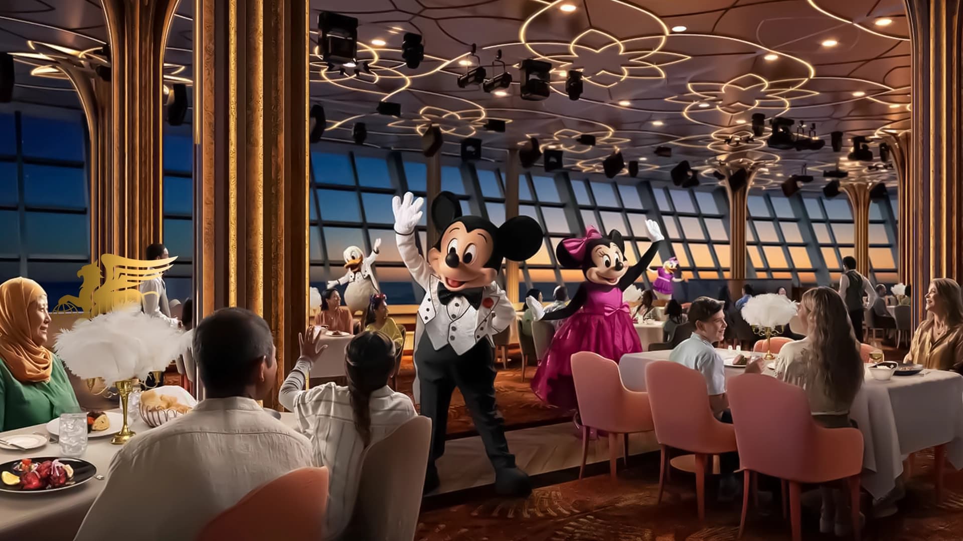 راهنمای غذاخوری در کشتی کروز عکس وبلاگ