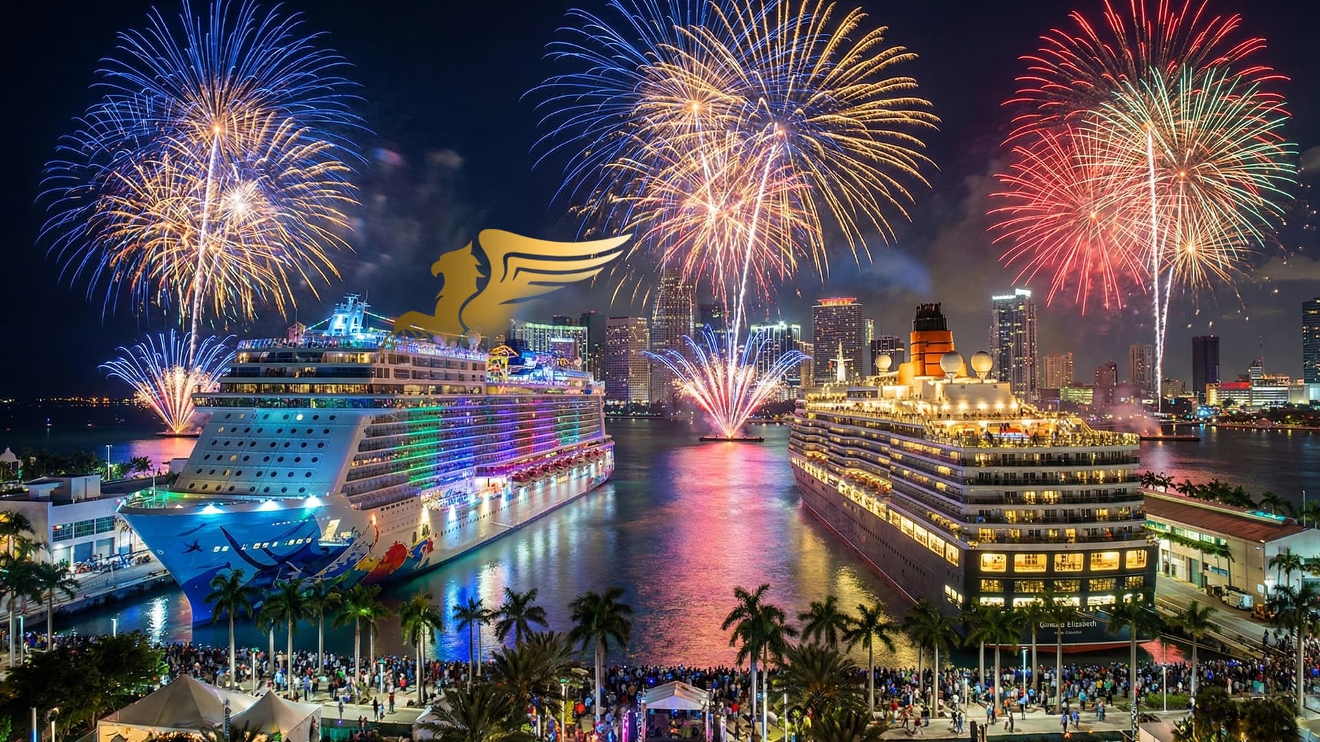 جشن سالگرد غولهای دریایی؛ ۱۰ سالگی نروژین اسکیپ و ۱۵ سالگی کونارد کویین الیزابت عکس وبلاگ