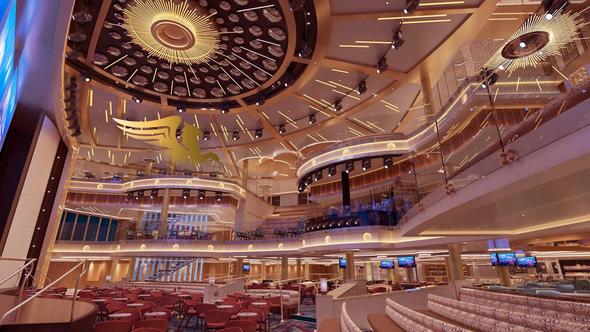 ۷ راز ممنوعه در فرشهای کشتی کروز؛ ترفندهای عجیب برای پیدا کردن مسیر که خدمه پنهان میکنند! عکس وبلاگ