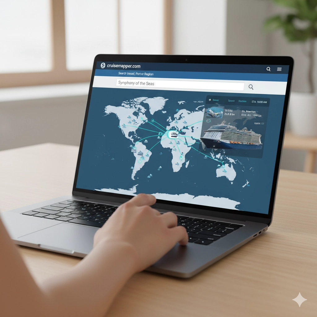 موقعیت لحظه ای کشتی کروز