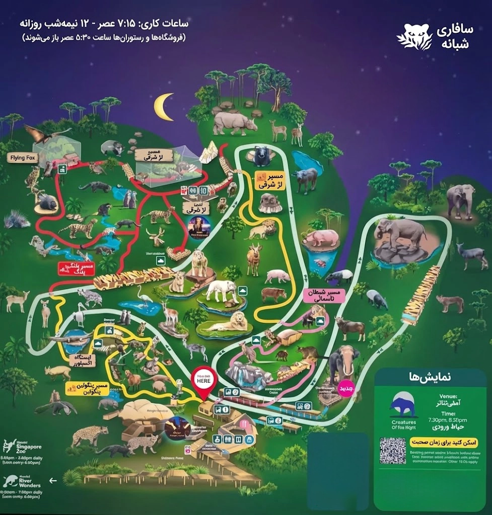 سافاری شبانه سنگاپور